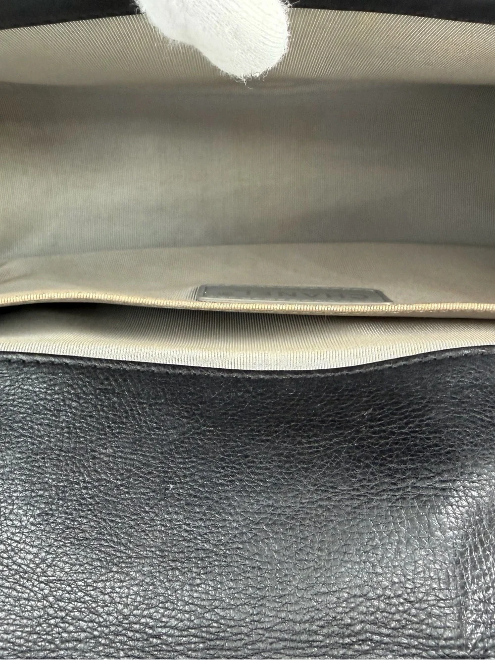 CHANEL Medium Boy Bag Black Quilted Leather with Aged Silver Hardware w/Dust Bag